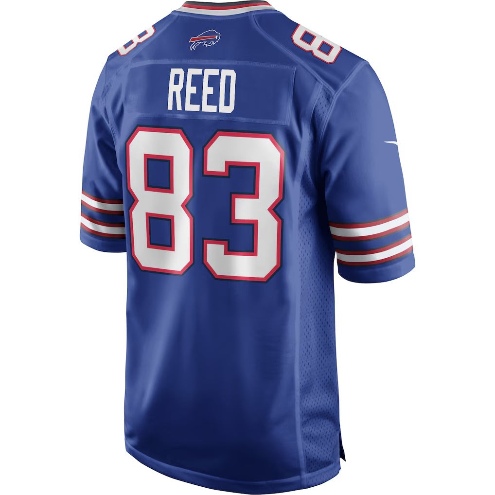 B.Bills #83 Andre Reed Royal Jermy Game Retired Player Jersey