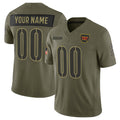 Custom W.Commanders Active Player Olive Jermy 2025 Salute to Service Limited Stitched Jersey