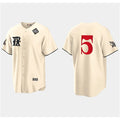 Texas Rangers #5 Corey Seager Cream Jermy 2023 World Series City Connect Stitched Jersey