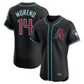 Arizona Diamondbacks #14 Gabriel Moreno Player Black Jermy Limited Elite Home Game Stitched Jerseys