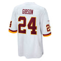 W.Football Team #24 Antonio Gibson White Jermy Game Player Jersey