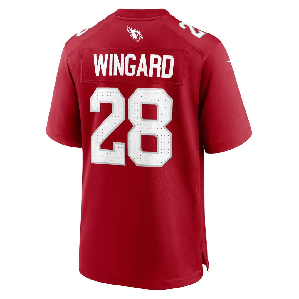A.Cardinals #28 Andrew Wingard Cardinal Team Game Football jersey Jermy