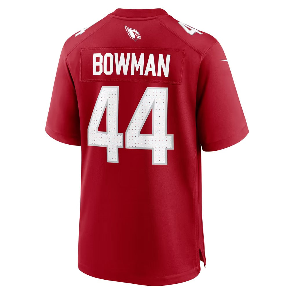 A.Cardinals #44 Shawn Bowman Cardinal Team Game Football jersey Jermy