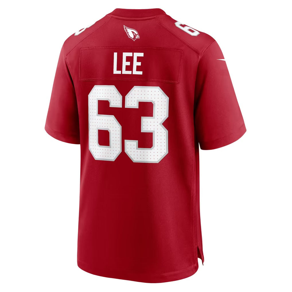 A.Cardinals #63 Vershon Lee Cardinal Team Game Football jersey Jermy