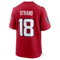 A.Falcons #18 Jack Strand Red Team Game Football jersey Jermy