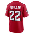 A.Falcons #22 Yasir Abdullah Red Team Game Football jersey Jermy
