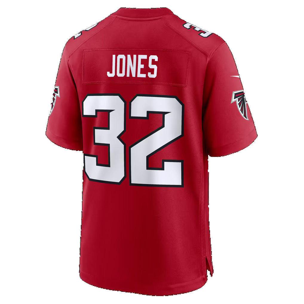 A.Falcons #32 Cash Jones Red Team Game Football jersey Jermy