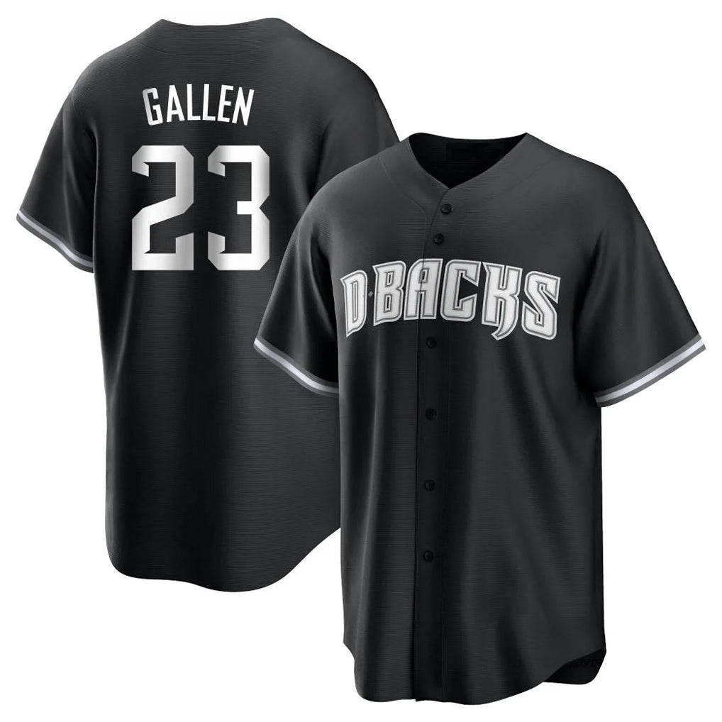 Arizona Diamondbacks #23 Zac Gallen Player Black Jermy Game Home Stitched Jerseys