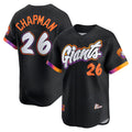 San Francisco Giants #26 Matt Chapman Black Jermy Anthracite 2025 City Connect Limited Jersey