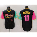 San Diego Padres #11 Yu Darvish Black Jermy Player Number Fashion Jersey