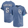 Washington Nationals #5 CJ Abrams Blue Jermy 2025 City Connect Limited Jersey