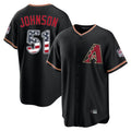 Arizona Diamondbacks #51 Randy Johnson Player Black Jermy USA 250 Fourth of July Game Home Stitched Jerseys