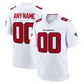 Custom A.Falcons White Jermy Game Jersey 2