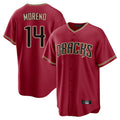 Arizona Diamondbacks #14 Gabriel Moreno Player Red Jermy Home Game Stitched Jerseys