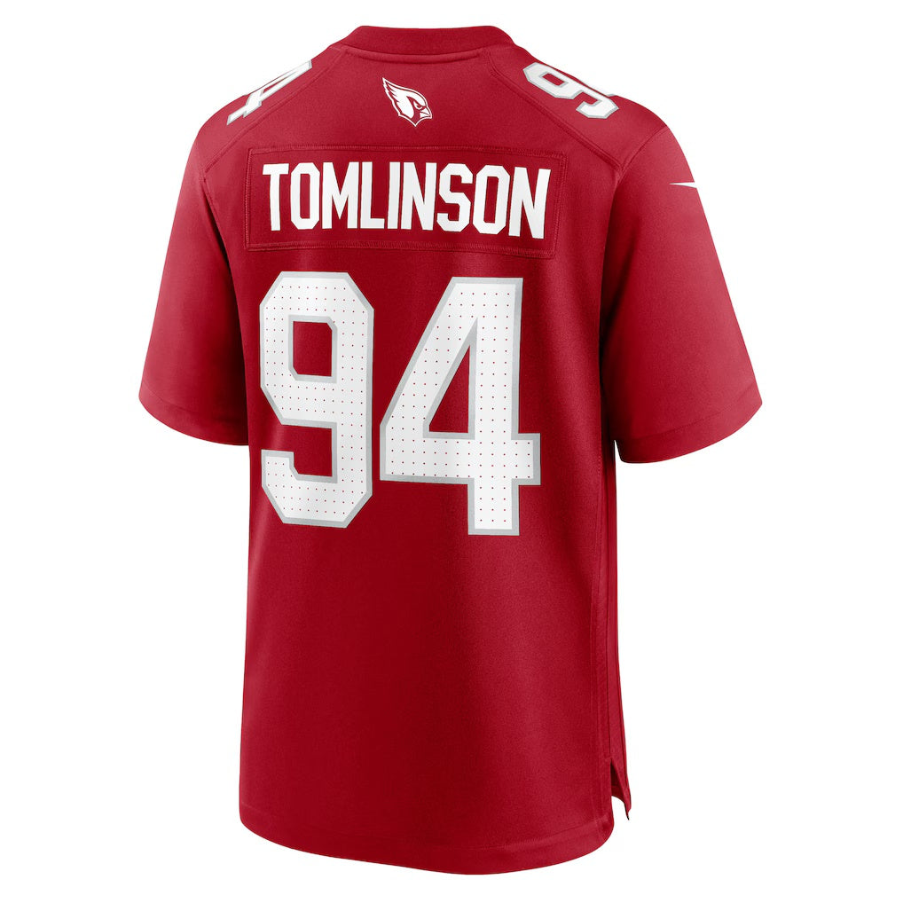 A.Cardinals #94 Dalvin Tomlinson Cardinal Jermy Team Game Jersey