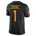 W.Commanders #1 Jahan Dotson Alternate Vapor F.U.S.E. Limited Jersey - Black Jermy