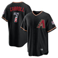 Arizona Diamondbacks #7 Corbin Carroll Player Black Jermy USA 250 Fourth of July Game Home Stitched Jerseys