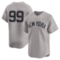 New York Yankees #99 Aaron Judge Gray Jermy Road Limited Player Jersey
