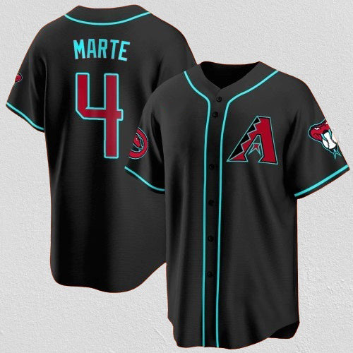 Arizona Diamondbacks #4 Ketel Marte Black Jermy 2024 Cool Base Stitched Jersey