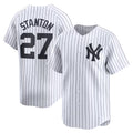 New York Yankees #27 Giancarlo Stanton White Jermy Home Limited Player Jersey