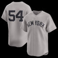 New York Yankees #54 Max Fried Gray Jermy Road Limited Player Jersey 2