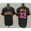 San Diego Padres #23 Fernando Tatis Jr Black Jermy 20th Anniversary Cool Base Stitched Jersey