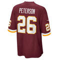 W.Football Team #26 Adrian Peterson Burgundy Jermy Game Jersey
