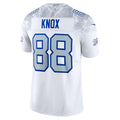 B.Bills #88 Dawson Knox White Jermy 22025 Rivalries Collection Limited Jersey