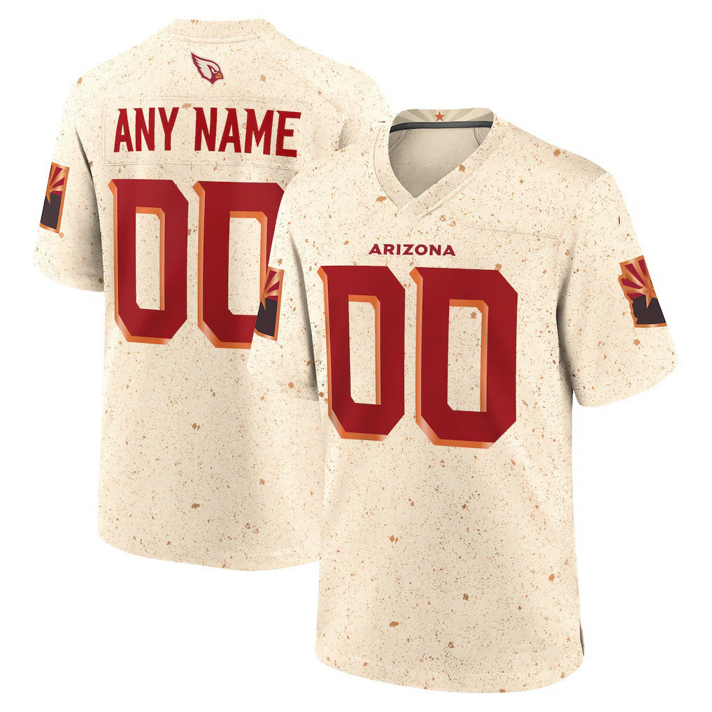 Custom A.Cardinals Natural Jermy 2025 Rivalries Collection Game Jersey