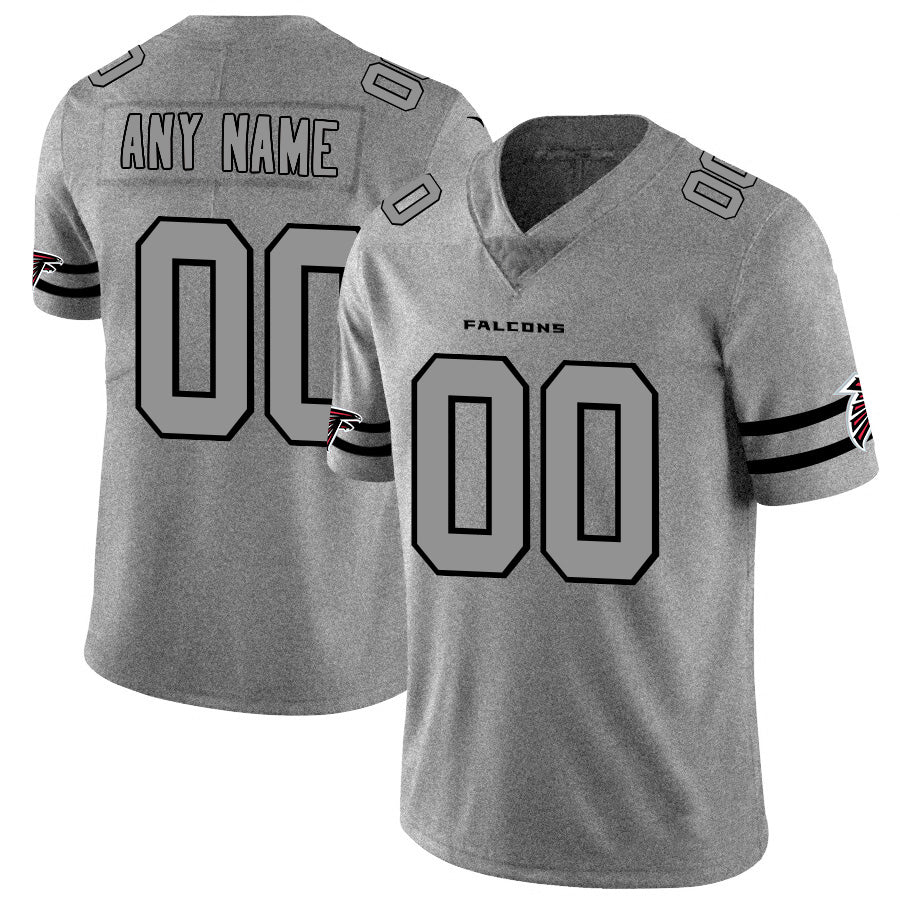 Custom A.Falcons 2019 Gray Gridiron Gray Jermy Vapor Untouchable Limited Jersey