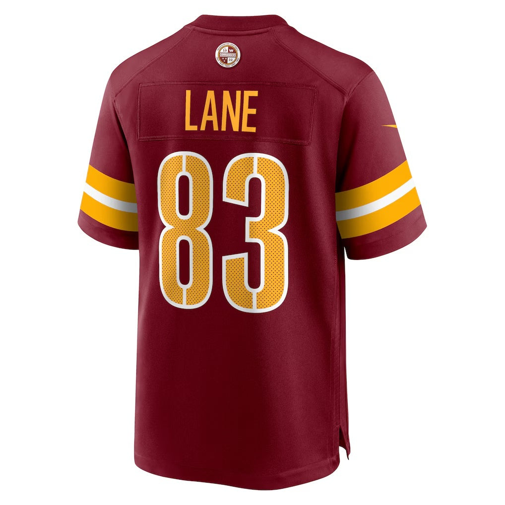 W.Commanders #83 Jaylin Lane Burgundy Jermy Team Game Jersey