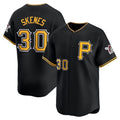 Pittsburgh Pirates #30 Paul Skenes Black Jermy Alt Limited Jersey