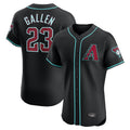 Arizona Diamondbacks #23 Zac Gallen Player Black Jermy Limited Elite Home Game Stitched Jerseys