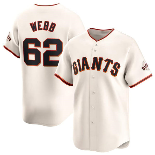 San Francisco Giants #62 Logan Webb Cream Jermy Cool Base Stitched Jersey
