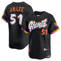 San Francisco Giants #51 Jung Hoo Lee Black Jermy Anthracite 2025 City Connect Limited Stitched Jersey