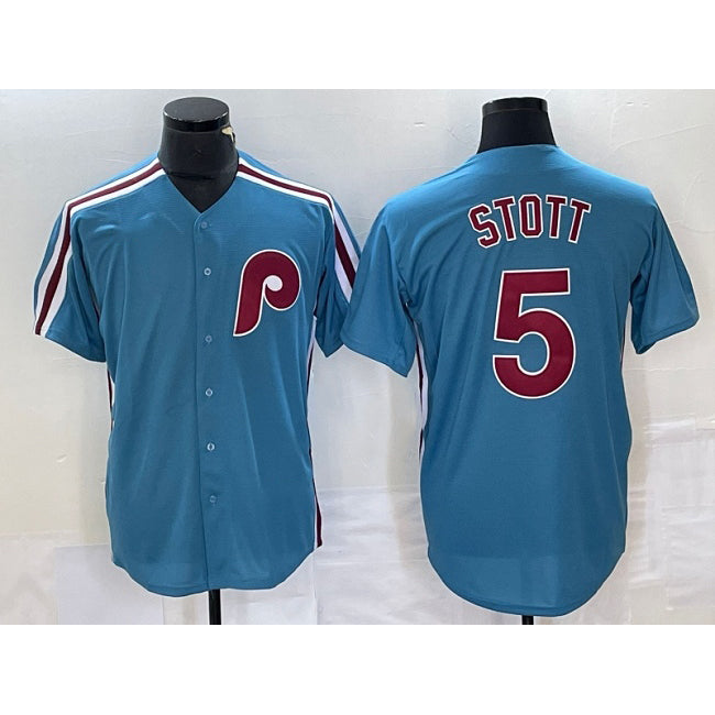 Philadelphia Phillies #5 Bryson Stott Blue Jermy Cool Base Stitched Jersey