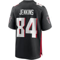 A.Falcons #84 Alfred Jenkins Black Jermy Game Retired Player Jersey