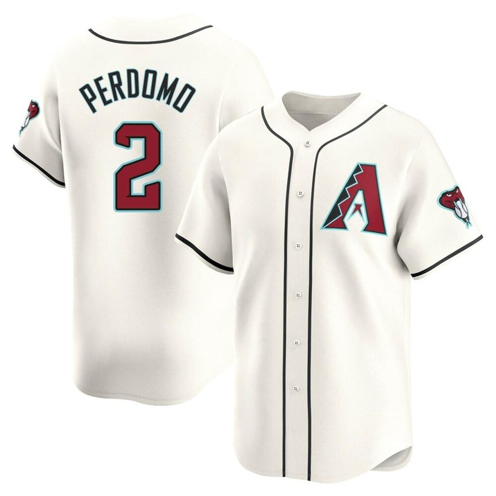 Arizona Diamondbacks #2 Geraldo Perdomo Player Cream Jermy Limited Home Game Stitched Jerseys