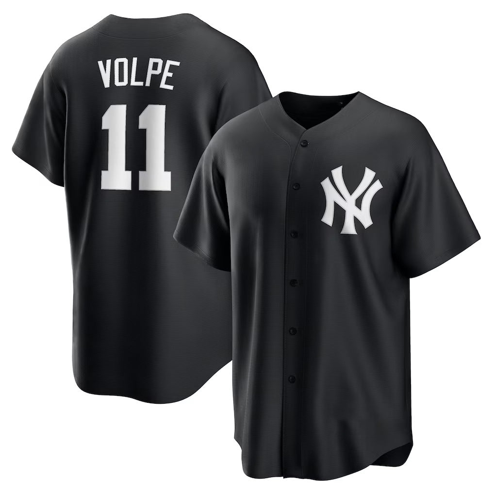 New York Yankees #11 Anthony Volpe Black Jermy Fashion Replica Player Jersey