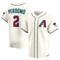 Arizona Diamondbacks #2 Geraldo Perdomo Cream Jermy Home Limited Player Jersey