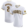 San Diego Padres #2 Xander Bogaerts White Jermy Home Elite Jersey