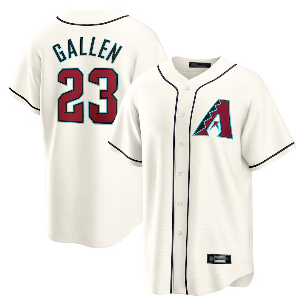 Arizona Diamondbacks #23 Zac Gallen Player Cream Jermy Home Game Stitched Jerseys