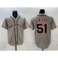 San Francisco Giants #51 Jung Hoo Lee Gray Jermy Cool Base Stitched Jersey 2