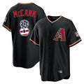 Arizona Diamondbacks #8 James McCann Player Black Jermy USA 250 Fourth of July Game Home Stitched Jerseys
