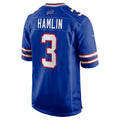 B.Bills #3 Damar Hamlin Royal Jermy Game Jersey