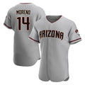 Arizona Diamondbacks #14 Gabriel Moreno Player Gray Jermy Road Limited Elite Home Game Stitched Jerseys