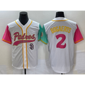 San Diego Padres #2 Xander Bogaerts White Jermy NEW 2023 City Connect Cool Base Stitched Jersey 4