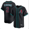Arizona Diamondbacks #2 Geraldo Perdomo Player Black Jermy Limited Home Game Stitched Jerseys