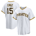 Pittsburgh Pirates #15 Oneil Cruz White Jermy Home Replica Jersey