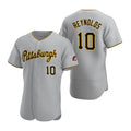 Pittsburgh Pirates #10 Bryan Reynolds Gray Jermy Road Flex Base Jersey